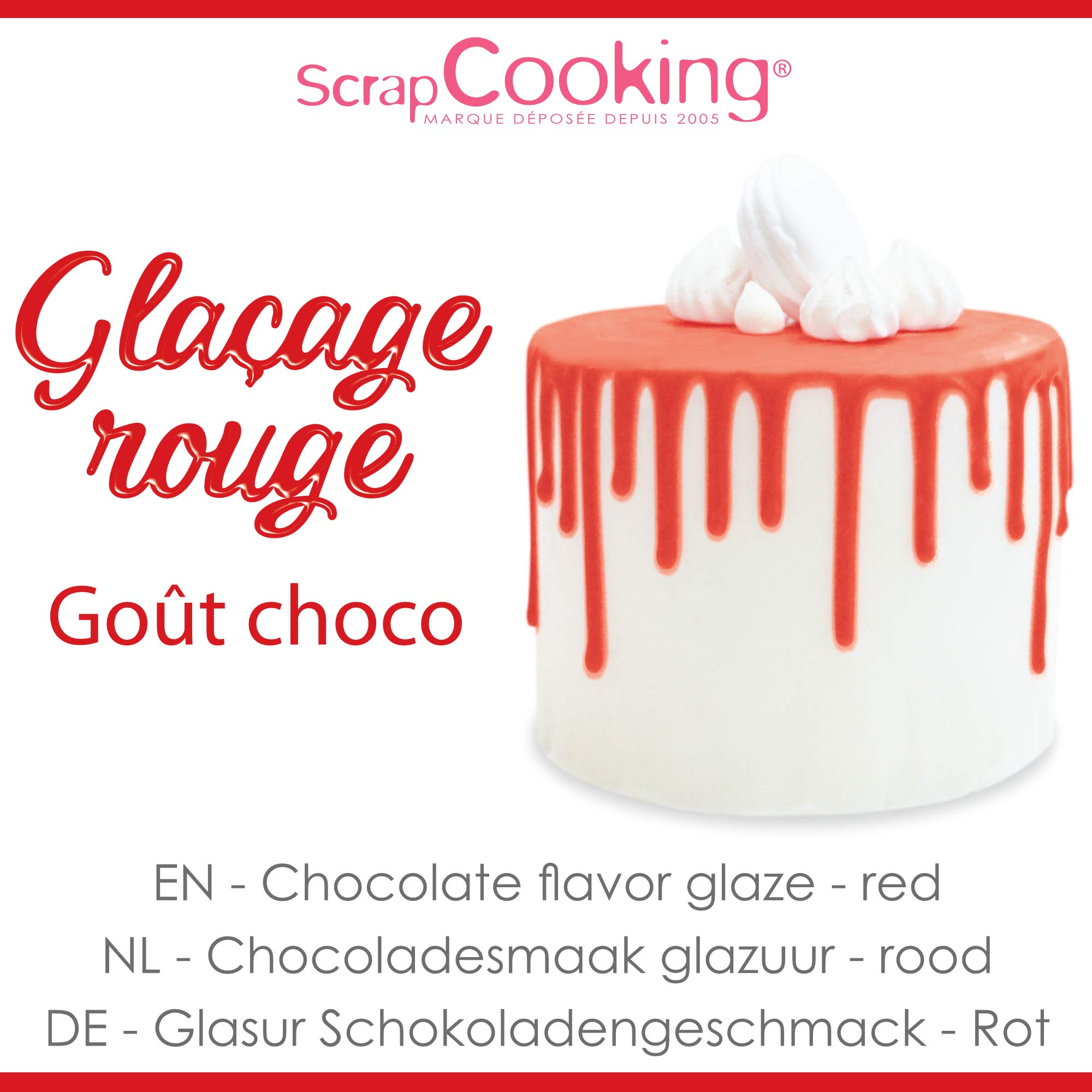 scrap-cooking-ingr-dients-gla-age-rouge-pr-t-130g-chocolat image 2