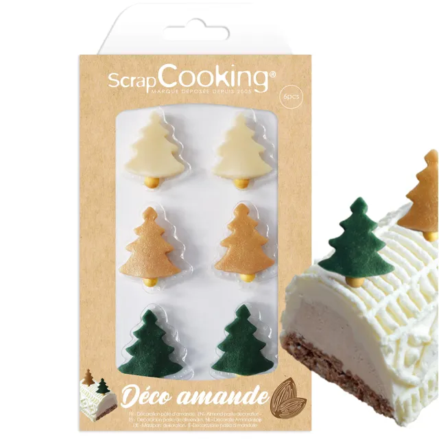 scrapcooking-d-corations-7606-sapins-p-te-amande-bo-te-6 image 1