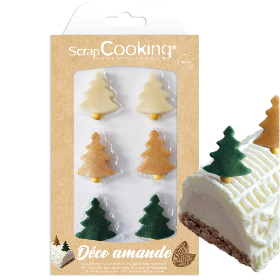 scrapcooking-d-corations-7606-sapins-p-te-amande-bo-te-6 image 1