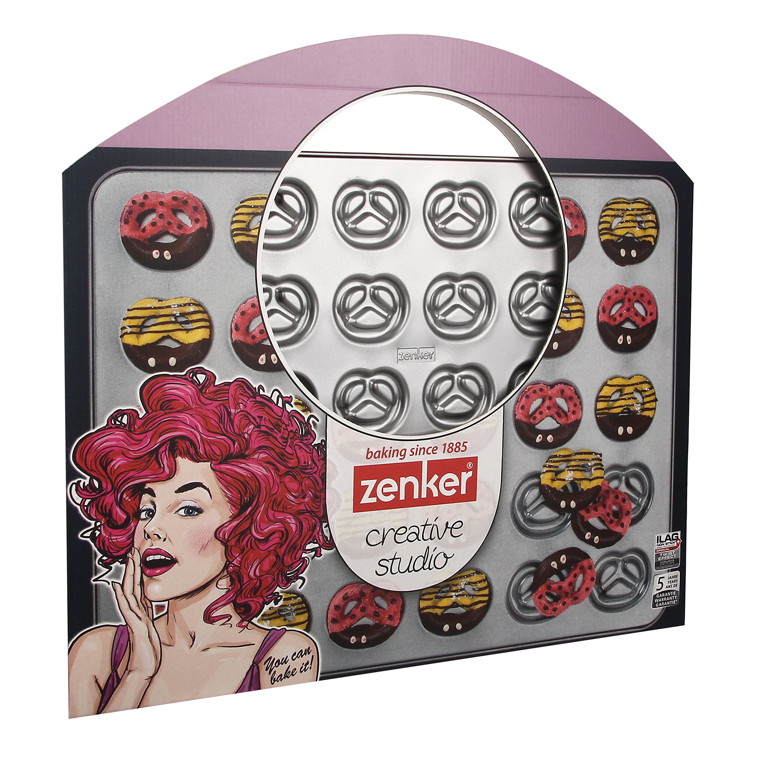zenker-special-mini-7474-moule-mini-bretzels-30-empreintes-42-cm image 3