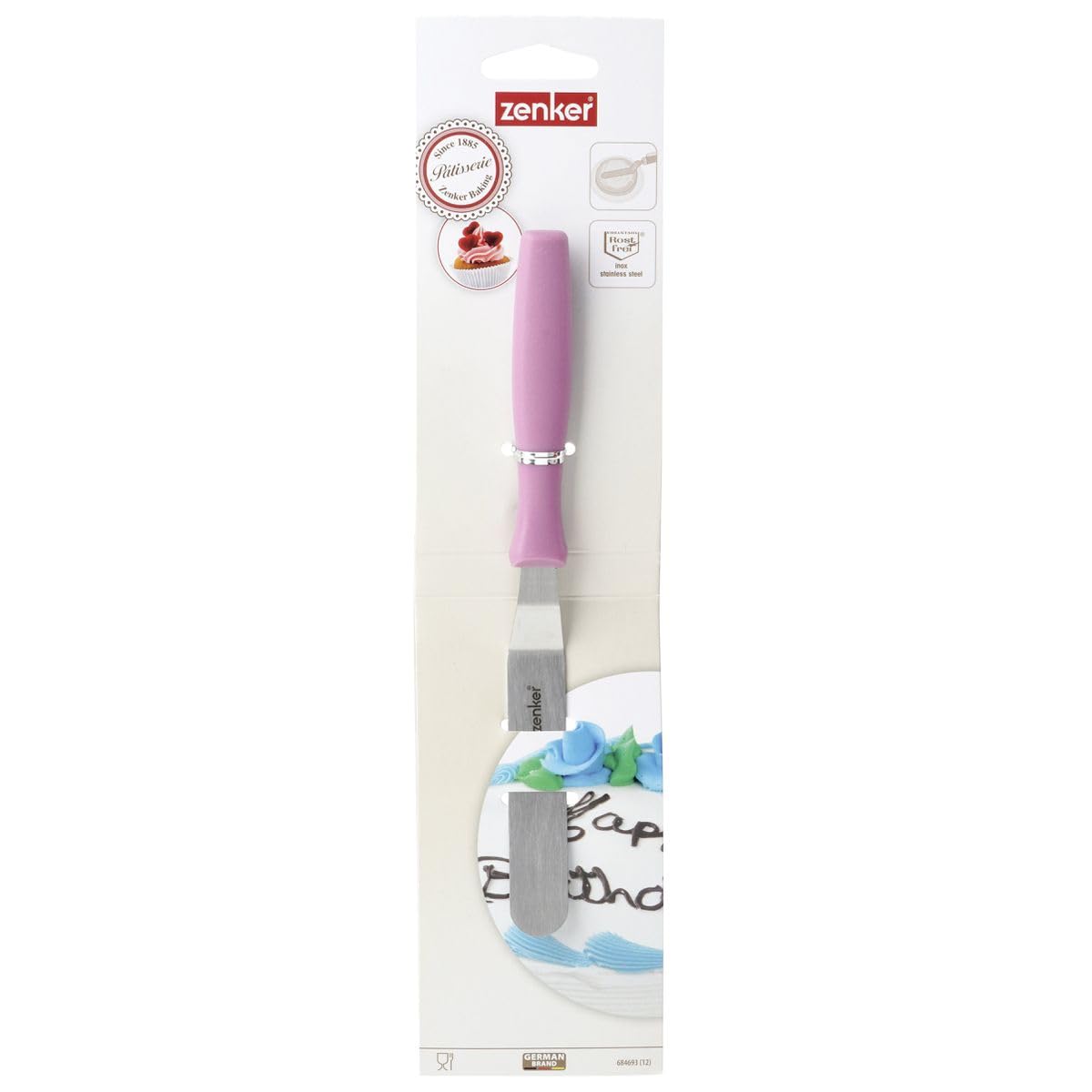 zenker-patisserie-spatule-coud-e-gla-age-inox-rose-22-cm image 5