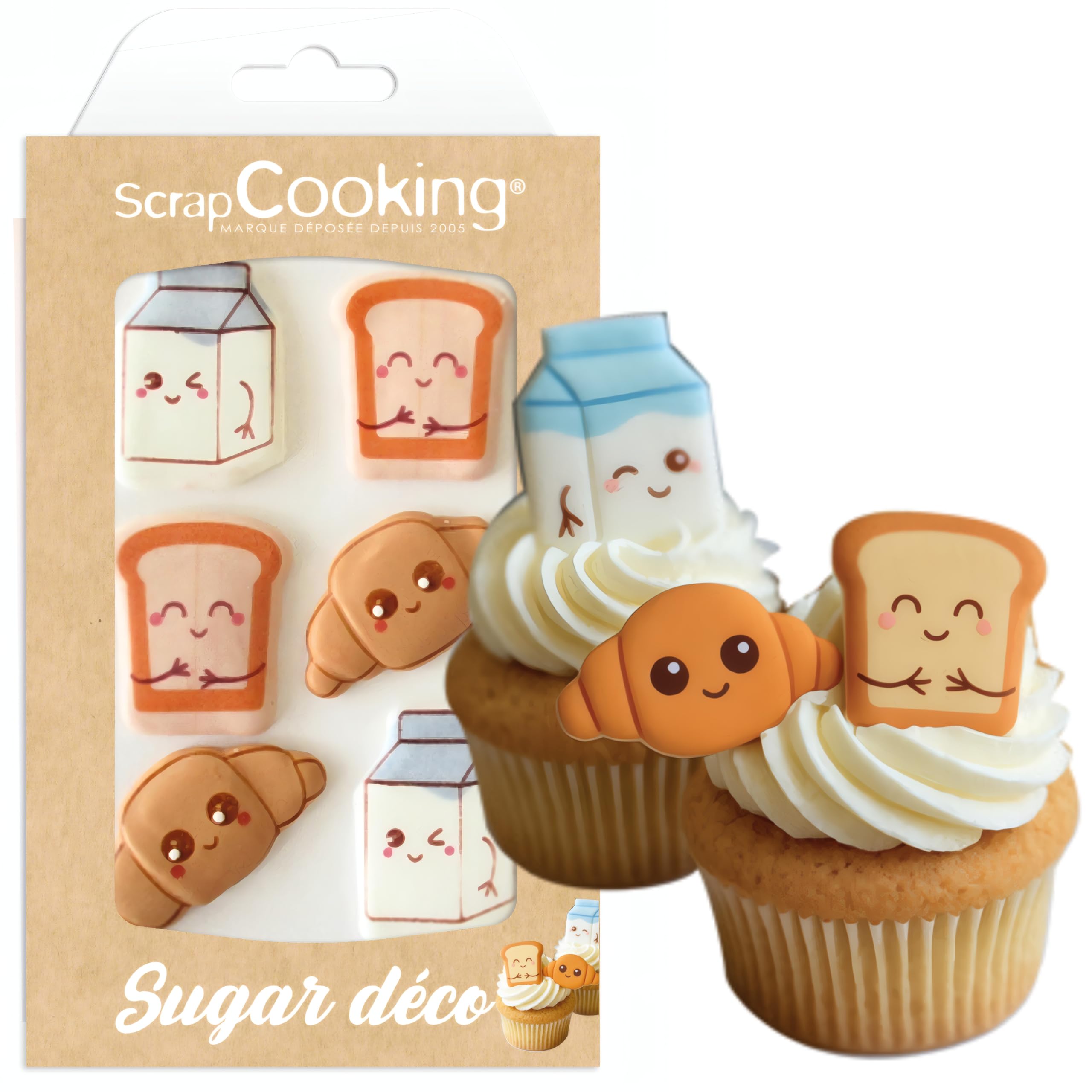 scrapcooking-d-corations-7058-d-cosucres-petit-d-j-kawaii-x6 image 1