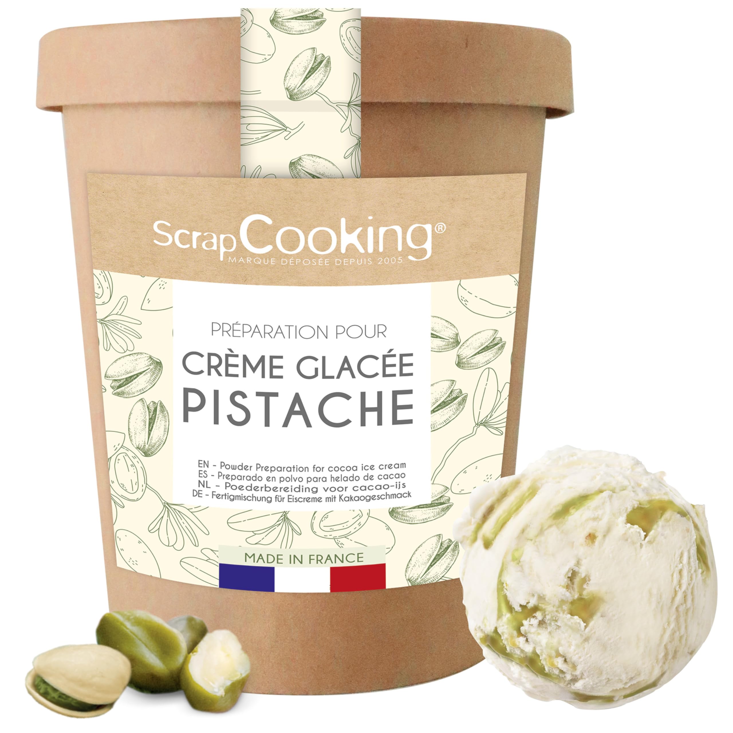 scrapcooking-ingr-dients-pr-paration-glace-pistache-185-g-sans-sorbeti-re image 1