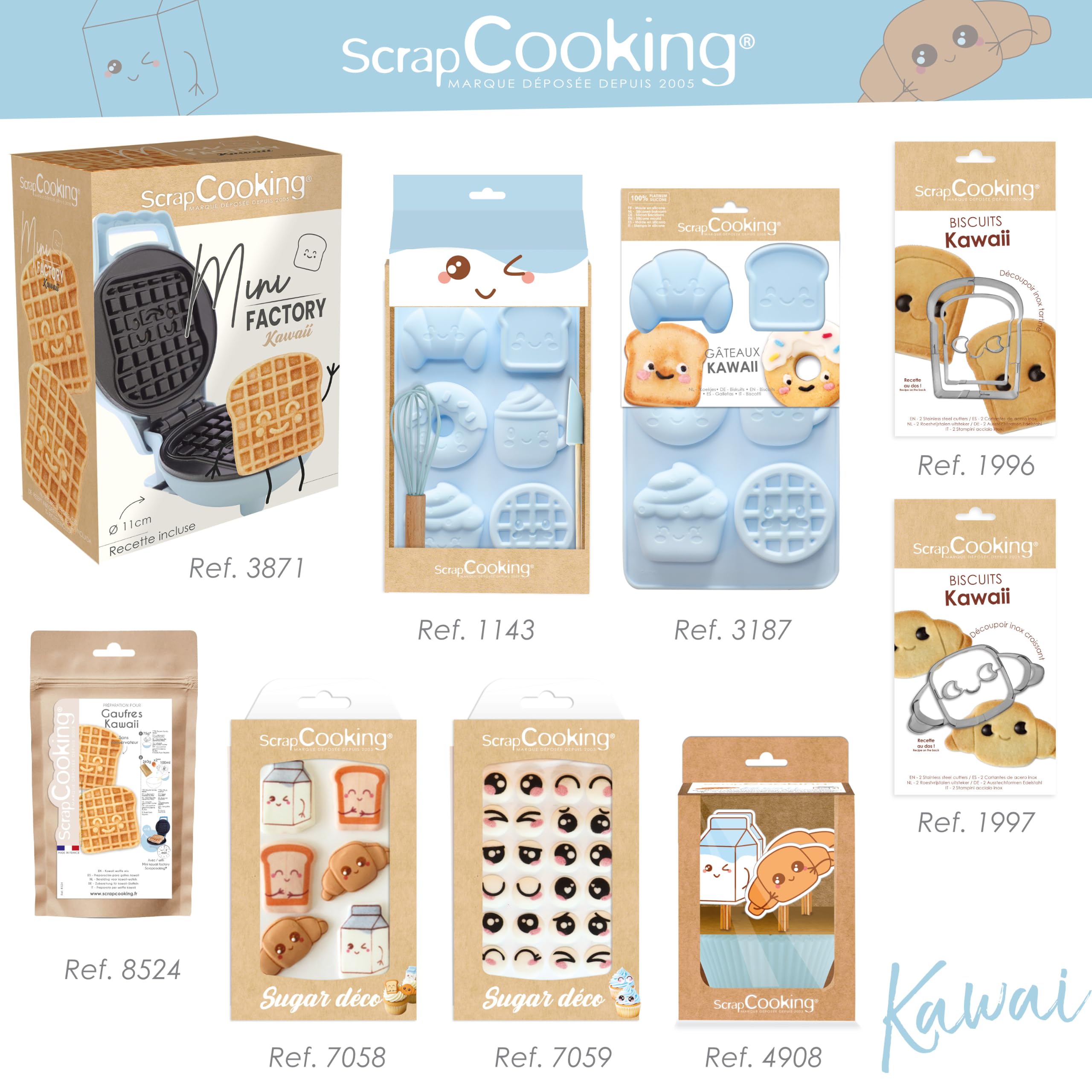 scrapcooking-d-corations-7058-d-cosucres-petit-d-j-kawaii-x6 image 6
