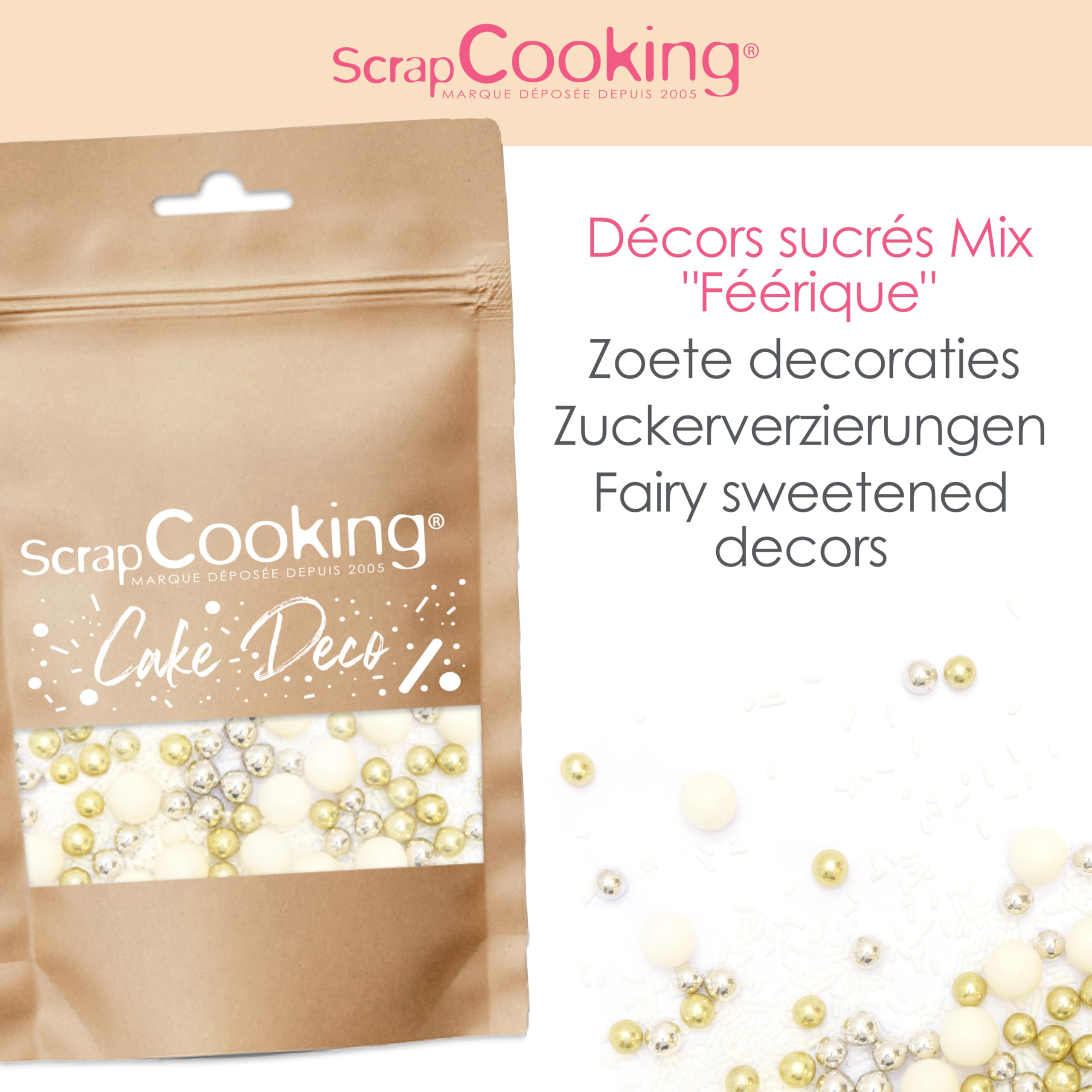 scrapcooking-d-corations-7445-perles-en-sucre-dor-argent-80-g image 2