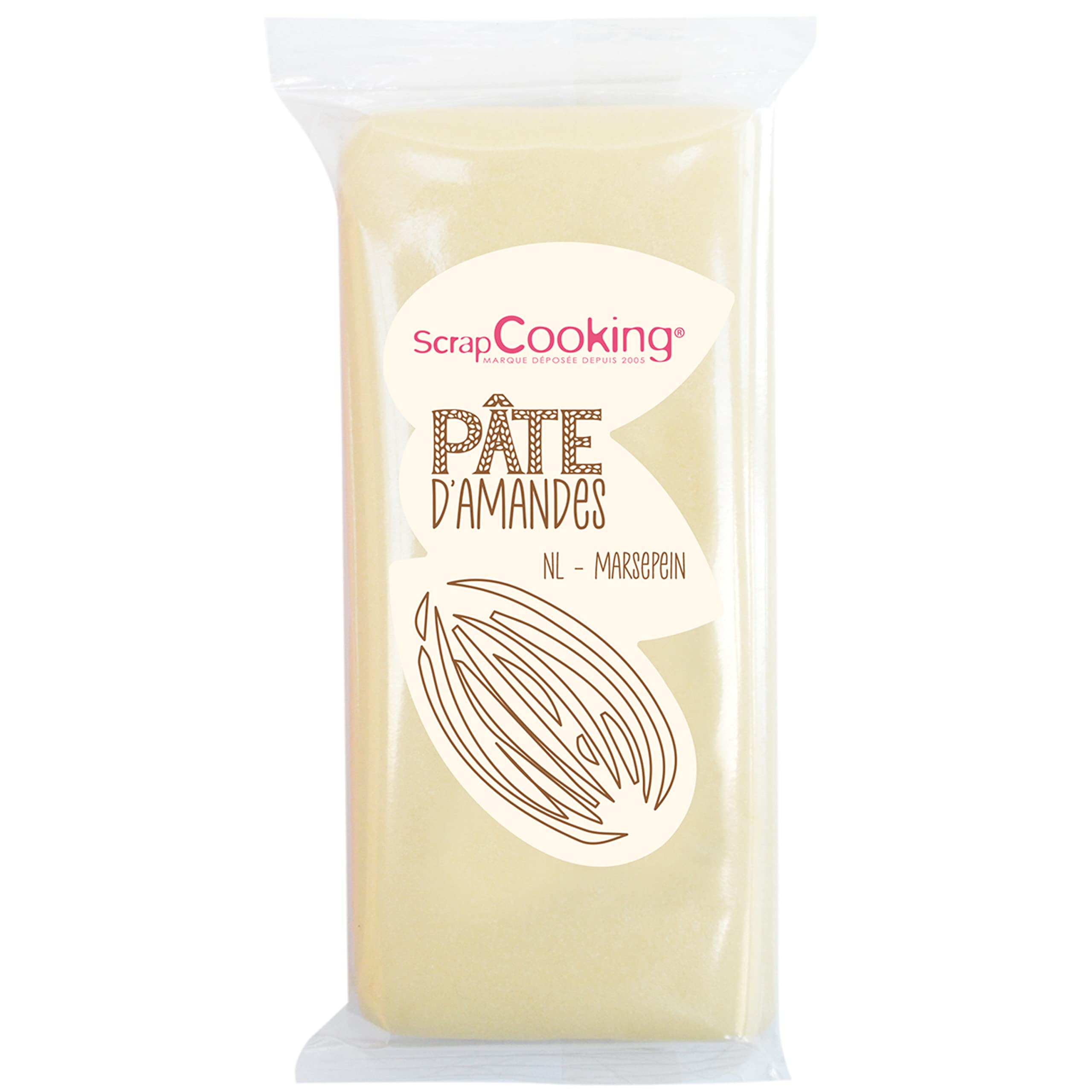 scrapcooking-p-tes-sucre-p-te-d-amandes-7165-beige-200-g image 1