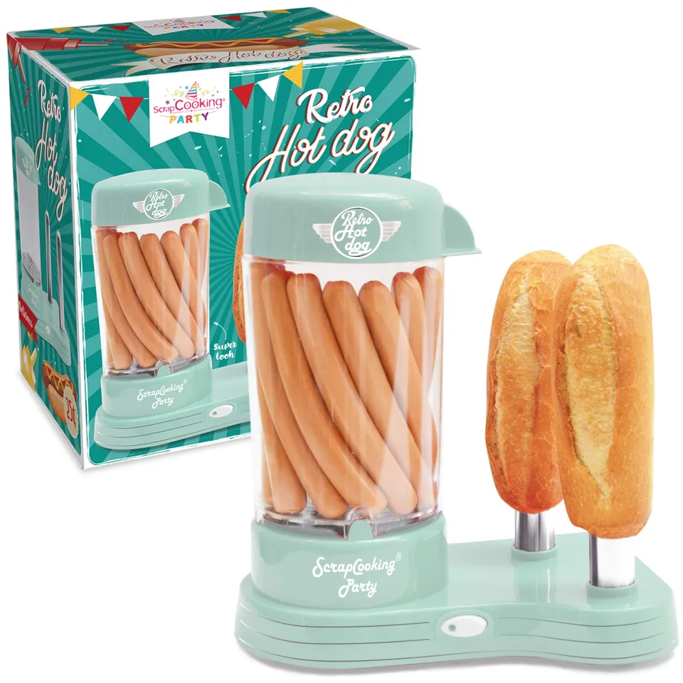scrapcooking-0601-machine-hot-dog-vert-12-saucisses-r-tro image 1