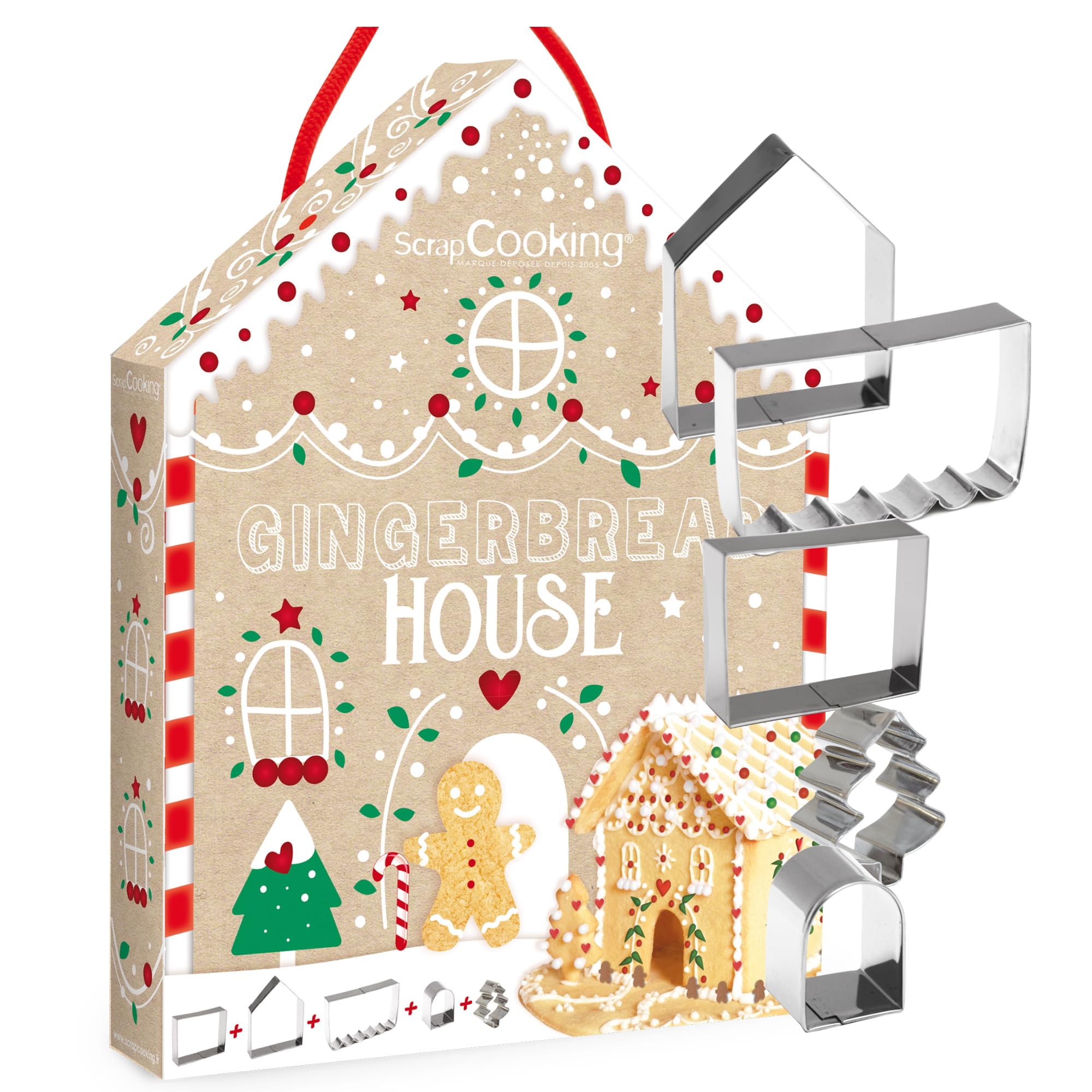 scrapcooking-emporte-pi-ces-kit-maison-pain-d-pices-3975-inox-5-pi-ces image 1