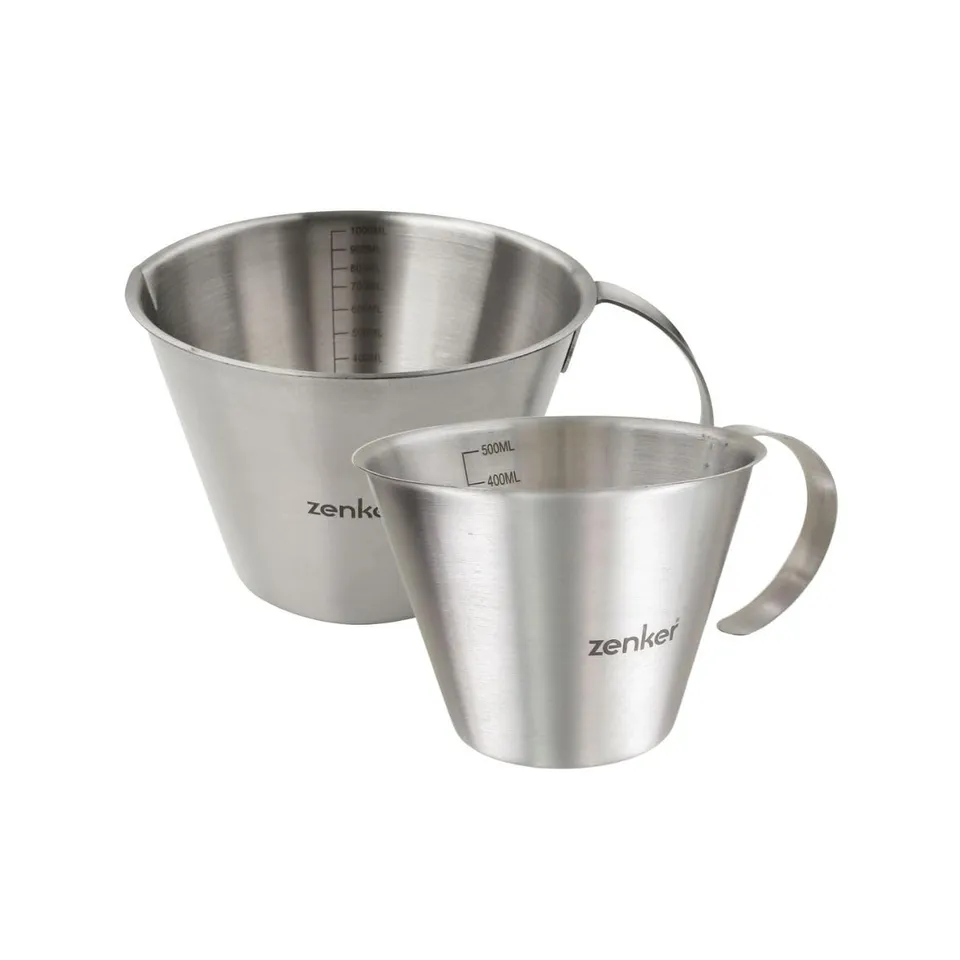 zenker-patisserie-9918850-lot-2-verres-doseurs-inox image 1