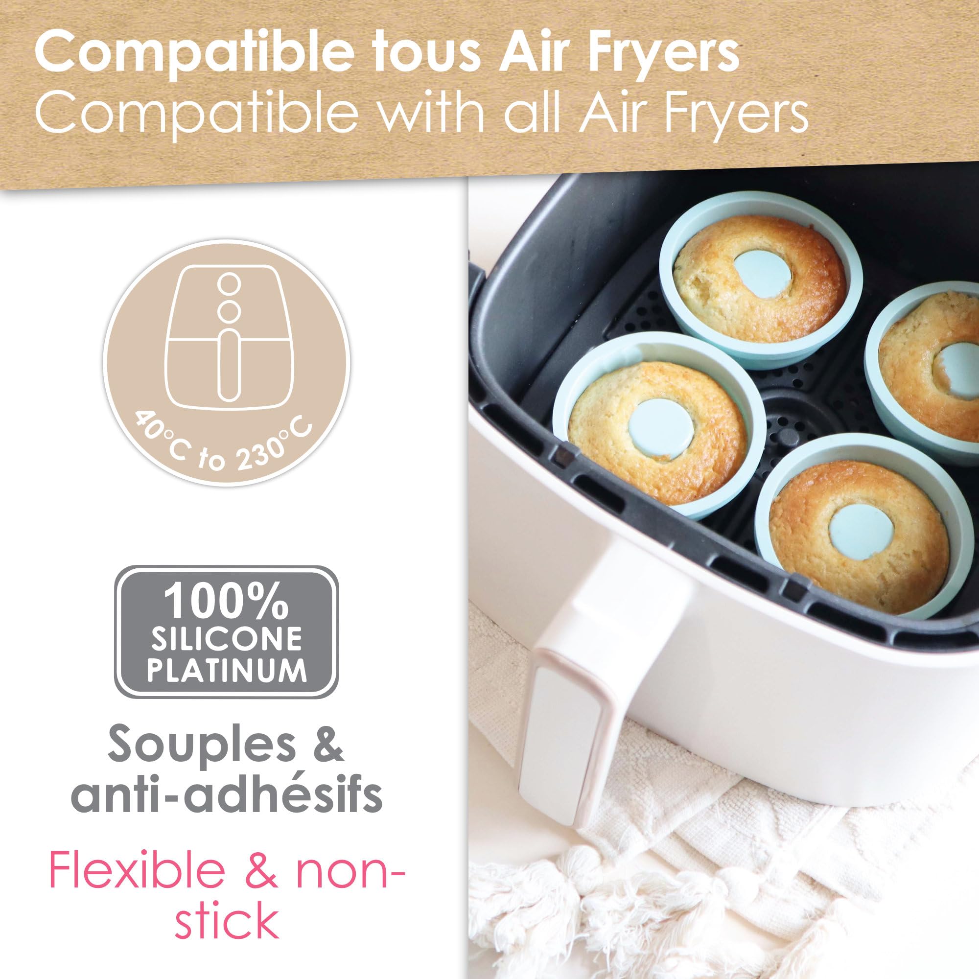 scrapcooking-moules-29135-moule-donuts-silicone-vert-d-eau-x6-air-fryer image 3
