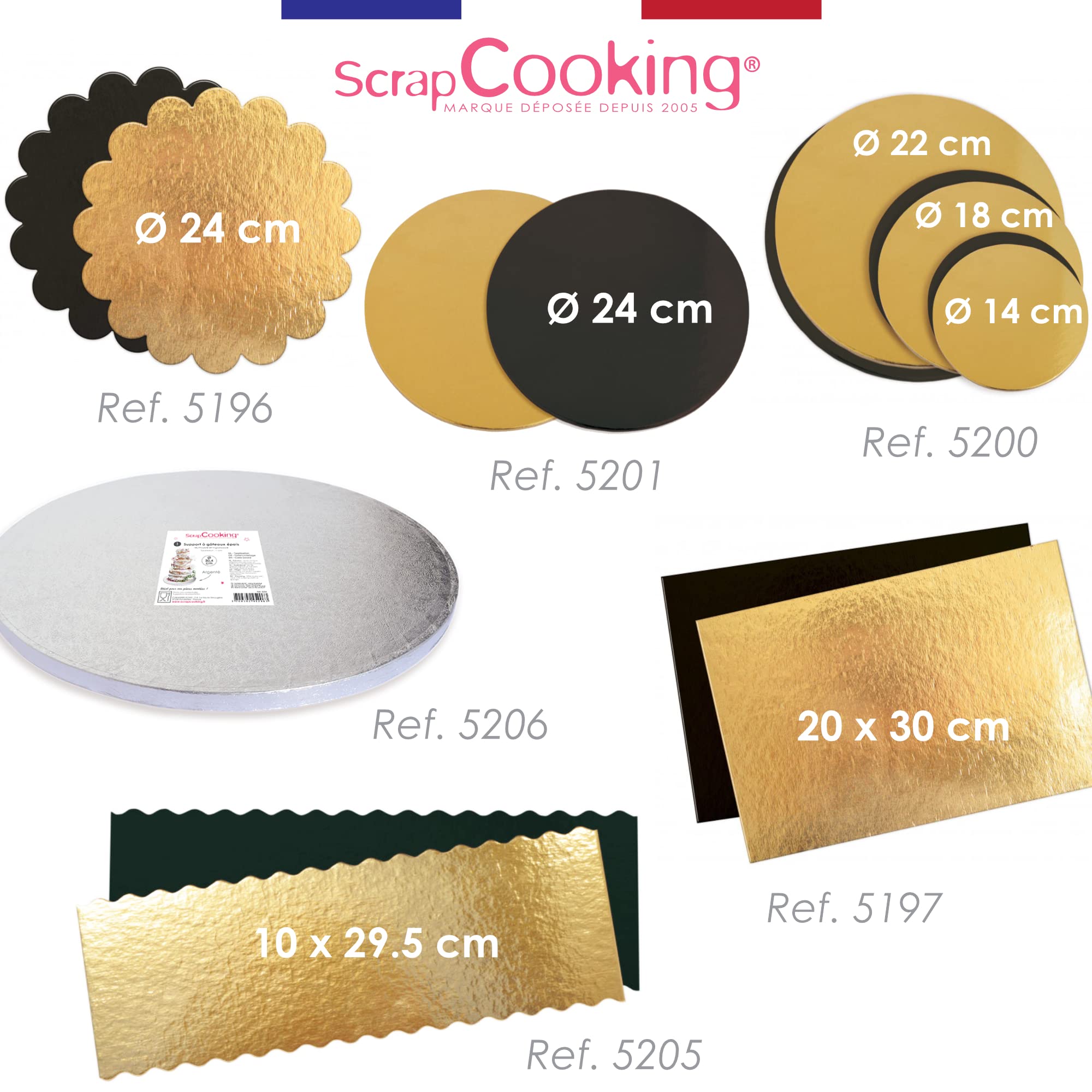 scrapcooking-mat-riel-5206-support-g-teau-rond-30-cm-argent image 8