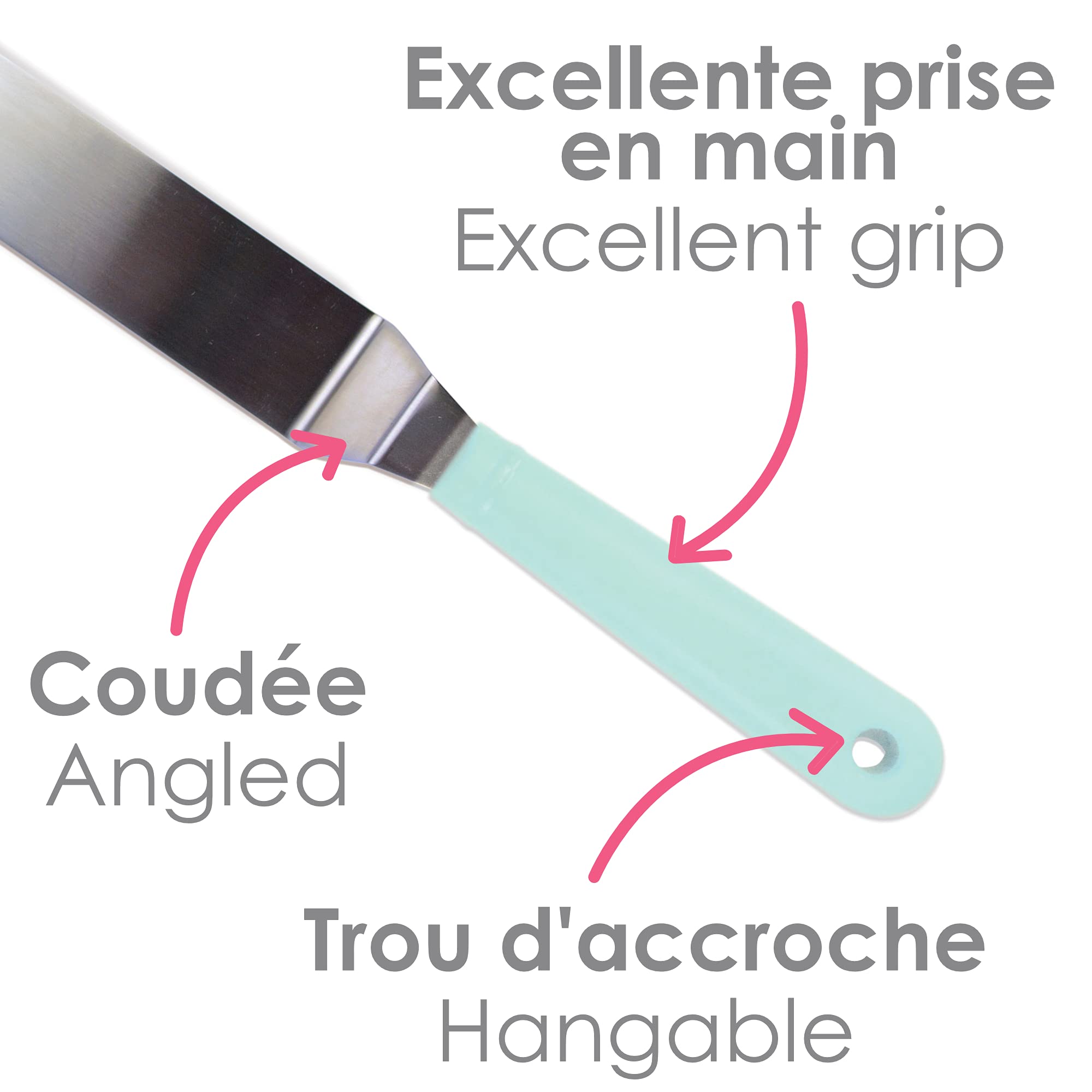 scrapcooking-mat-riel-5177-spatule-coud-e-inox-29-cm-vert-d-eau image 5
