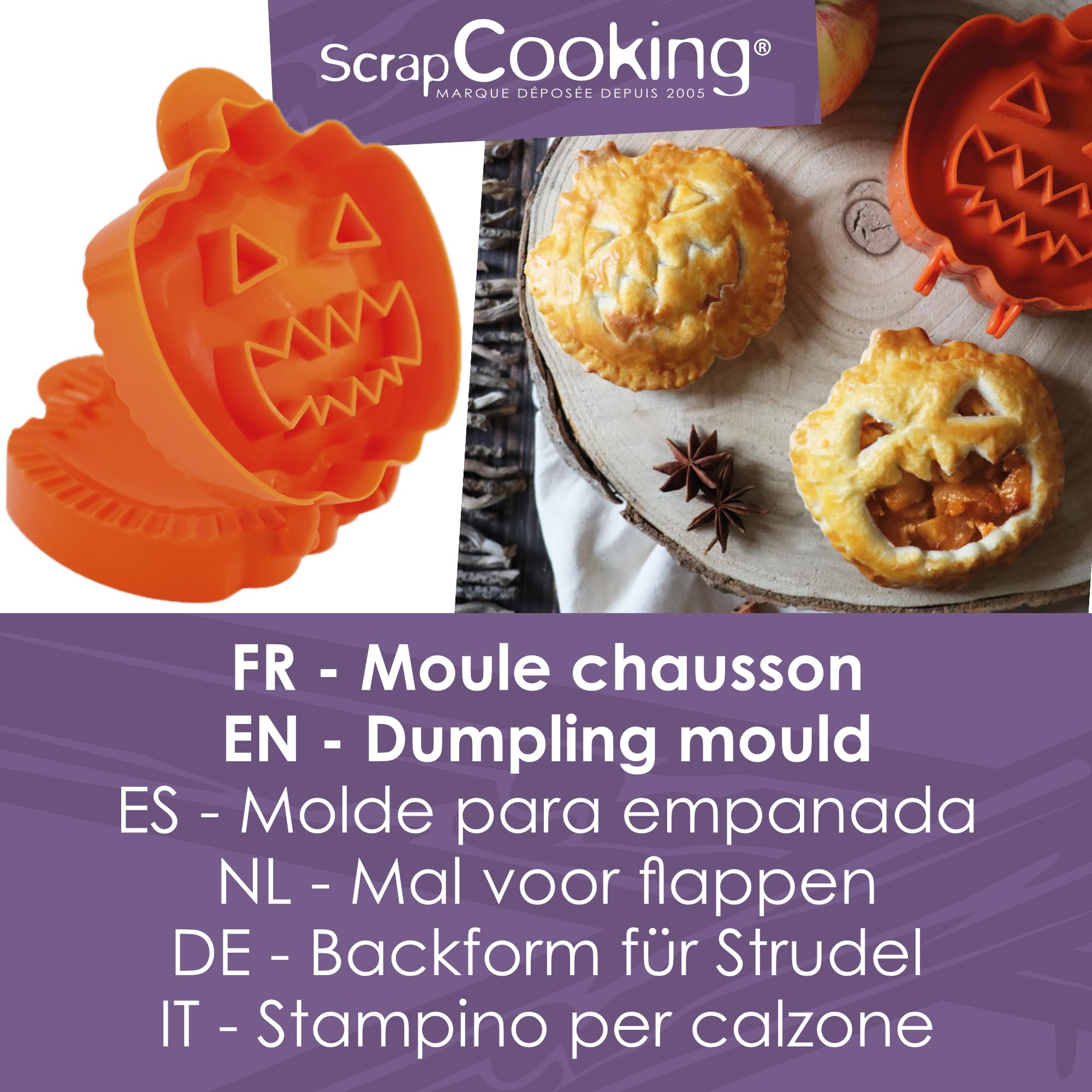 scrapcooking-moule-chausson-citrouille-halloween-orange image 2