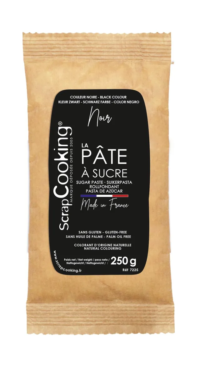 scrap-cooking-p-tes-sucre-250g-noire-sans-gluten image 1