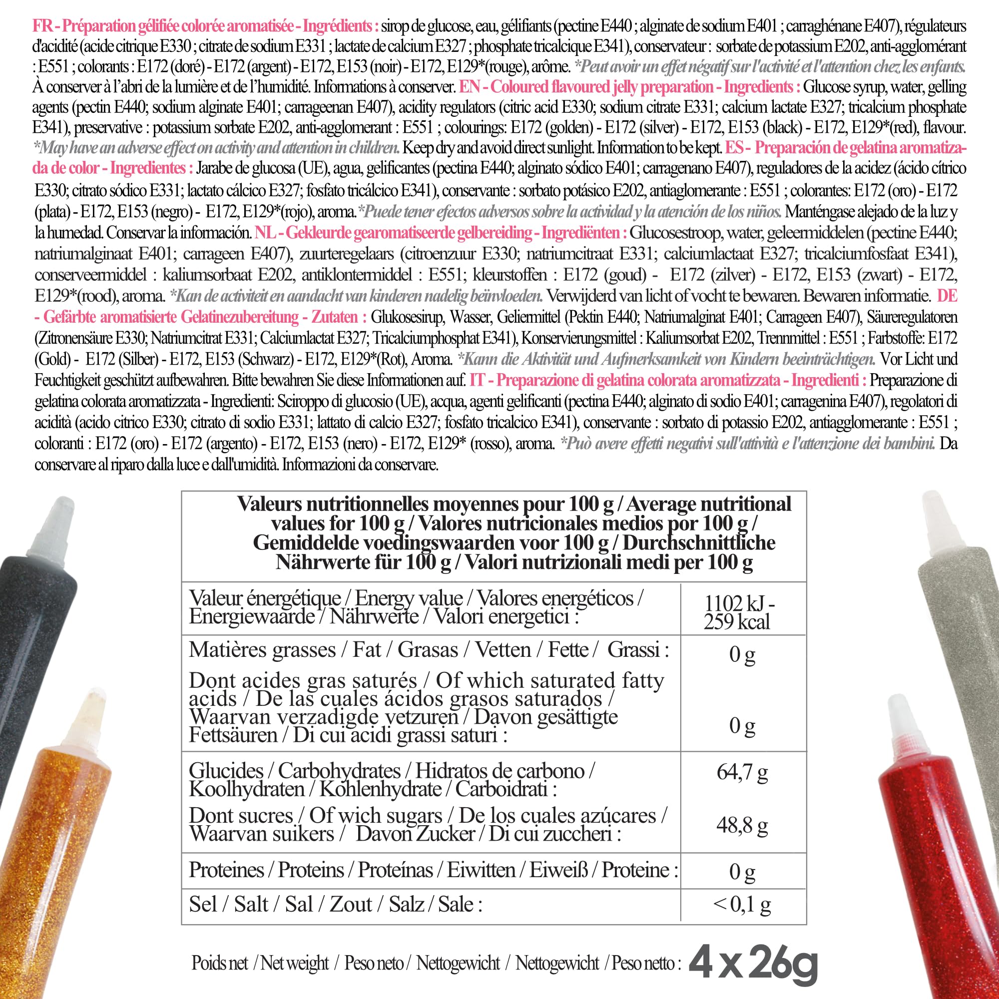 scrapcooking-d-corations-4-stylos-paillet-s-comestibles-no-l image 2