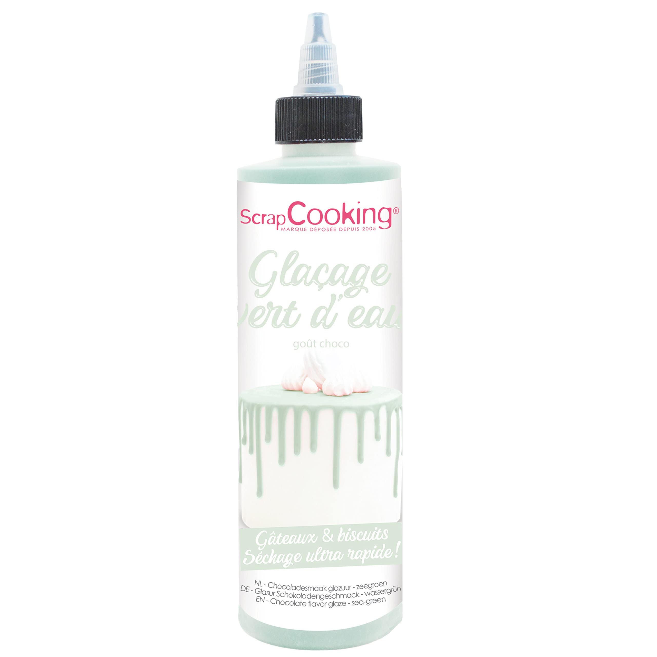 scrapcooking-ingr-dients-gla-age-vert-d-eau-130g-go-t-chocolat-drip image 1