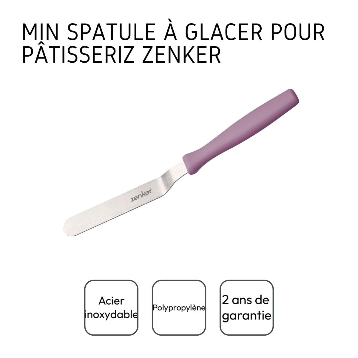 zenker-patisserie-spatule-coud-e-gla-age-inox-rose-22-cm image 4