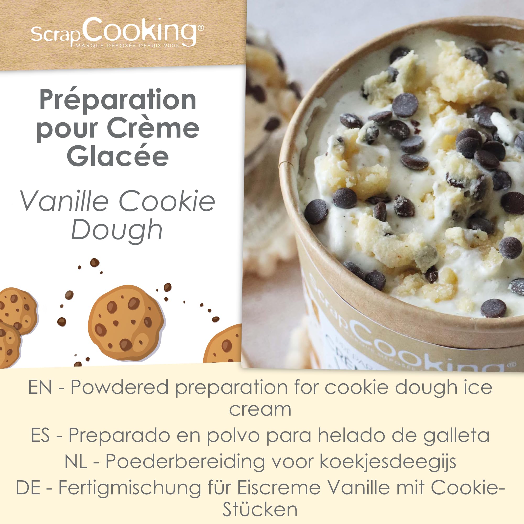 scrapcooking-ingr-dients-pr-paration-glace-vanille-cookie-dough-110-g image 3
