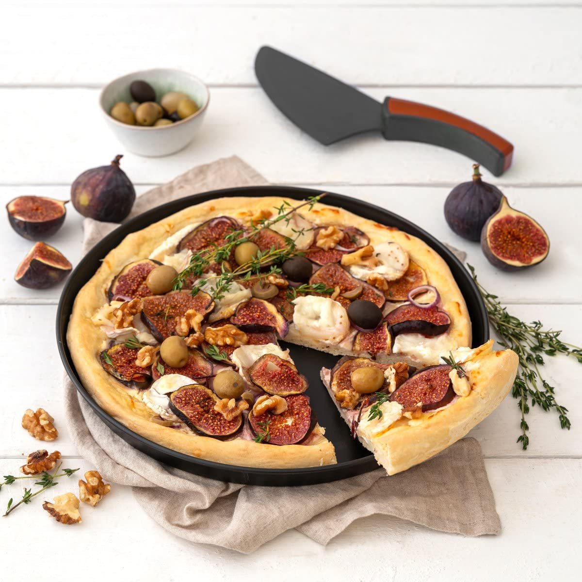 zenker-7508-black-metallic-plaque-pizza-ronde-28cm-antiadh-sive image 4