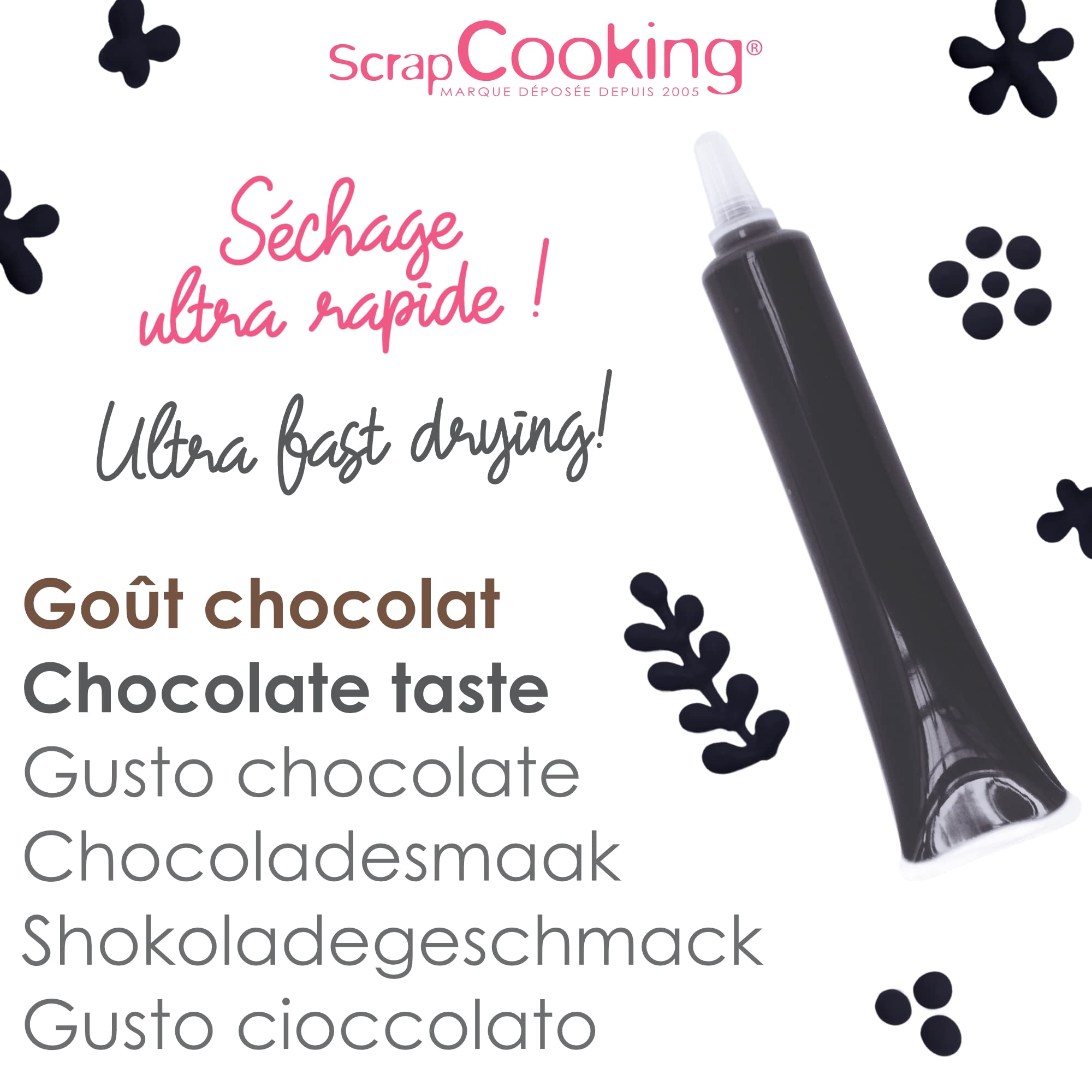 scrapcooking-stylo-choco-noir-25-g-crayon-p-tisserie image 5