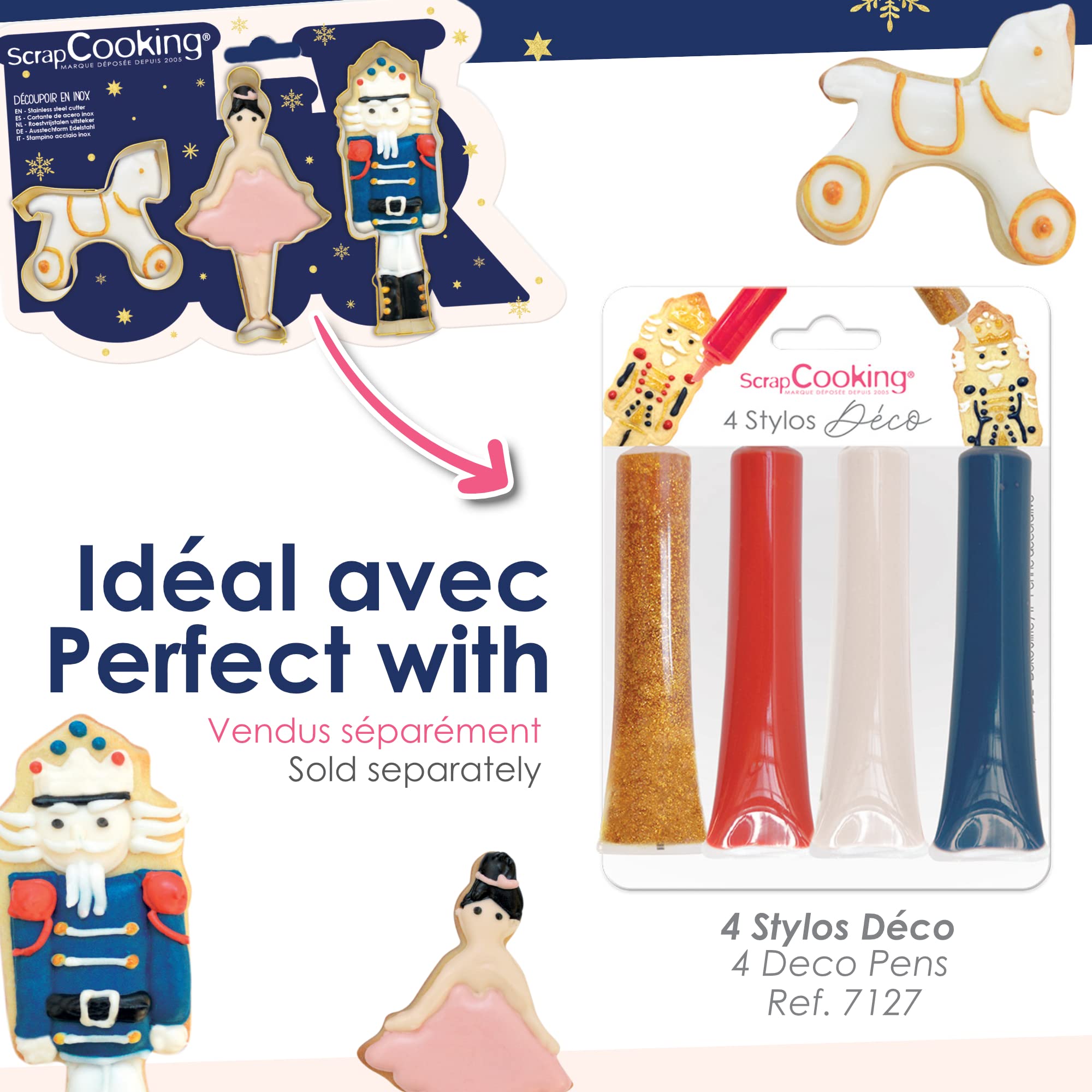 scrapcooking-emporte-pi-ces-casse-noisette-2087-inox-dor-lot-3 image 7