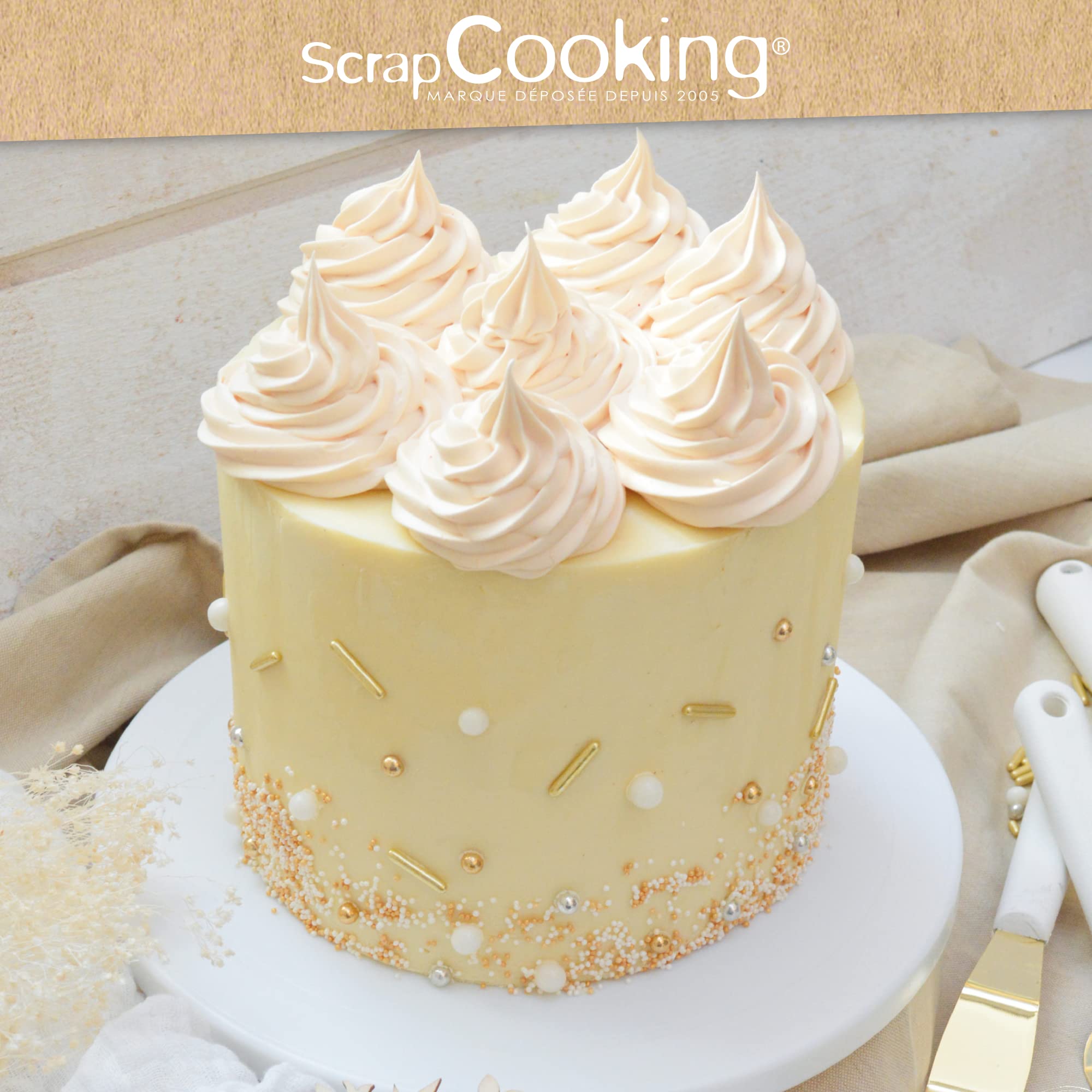 scrapcooking-p-tes-sucre-p-te-d-amandes-7165-beige-200-g image 5