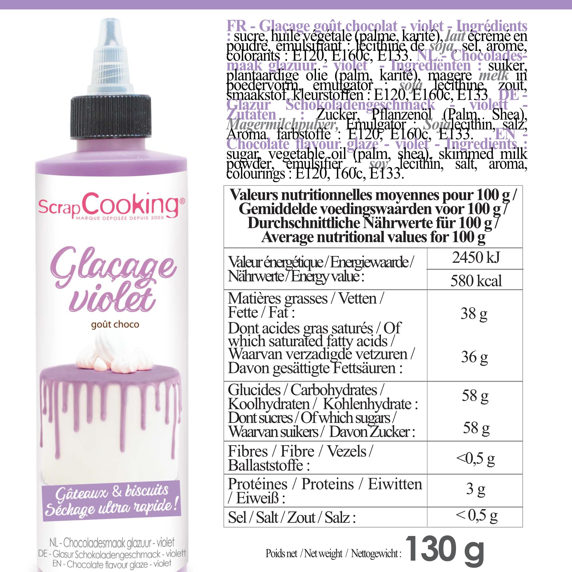 scrapcooking-ingr-dients-gla-age-violet-130g-chocolat image 5
