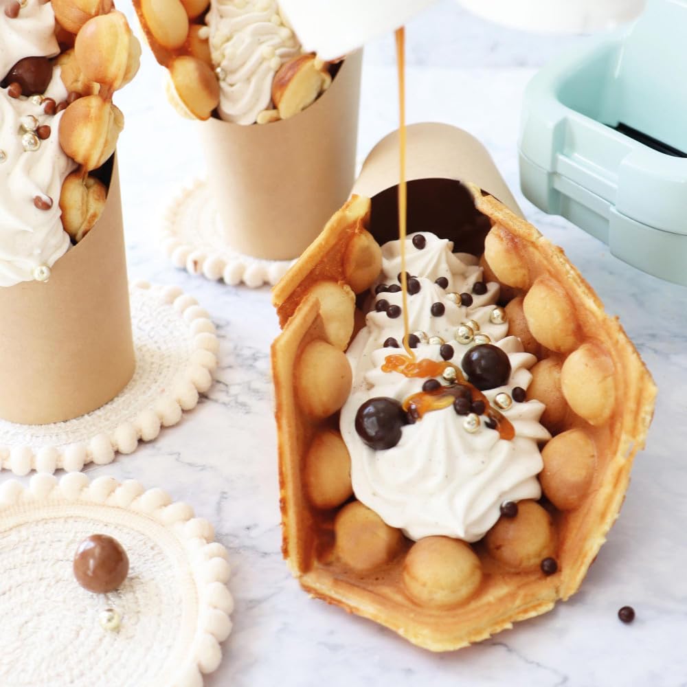scrapcooking-bubble-waffle-factory-gaufrier-vert-700-w image 5