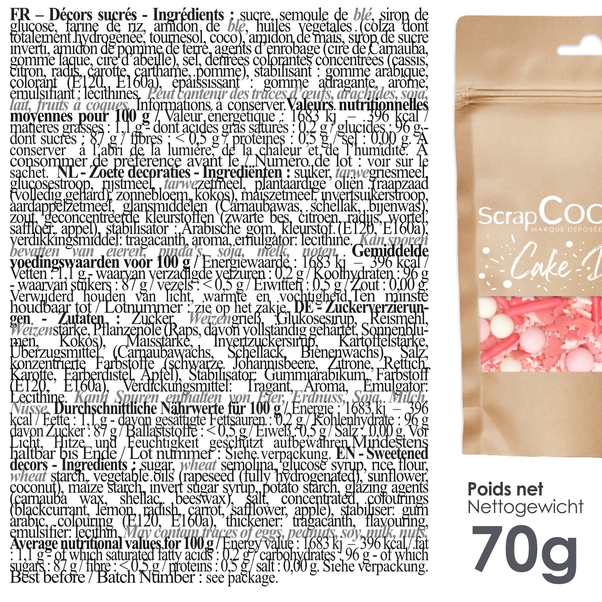 scrapcooking-d-cors-7449-sprinkles-roses-70g-perles-sucre image 2