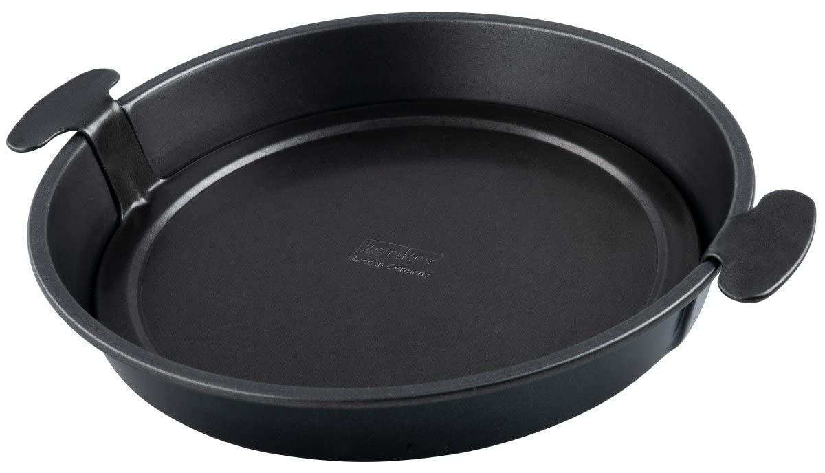 zenker-black-metallic-moule-tarte-fond-amovible-28-cm-noir image 1