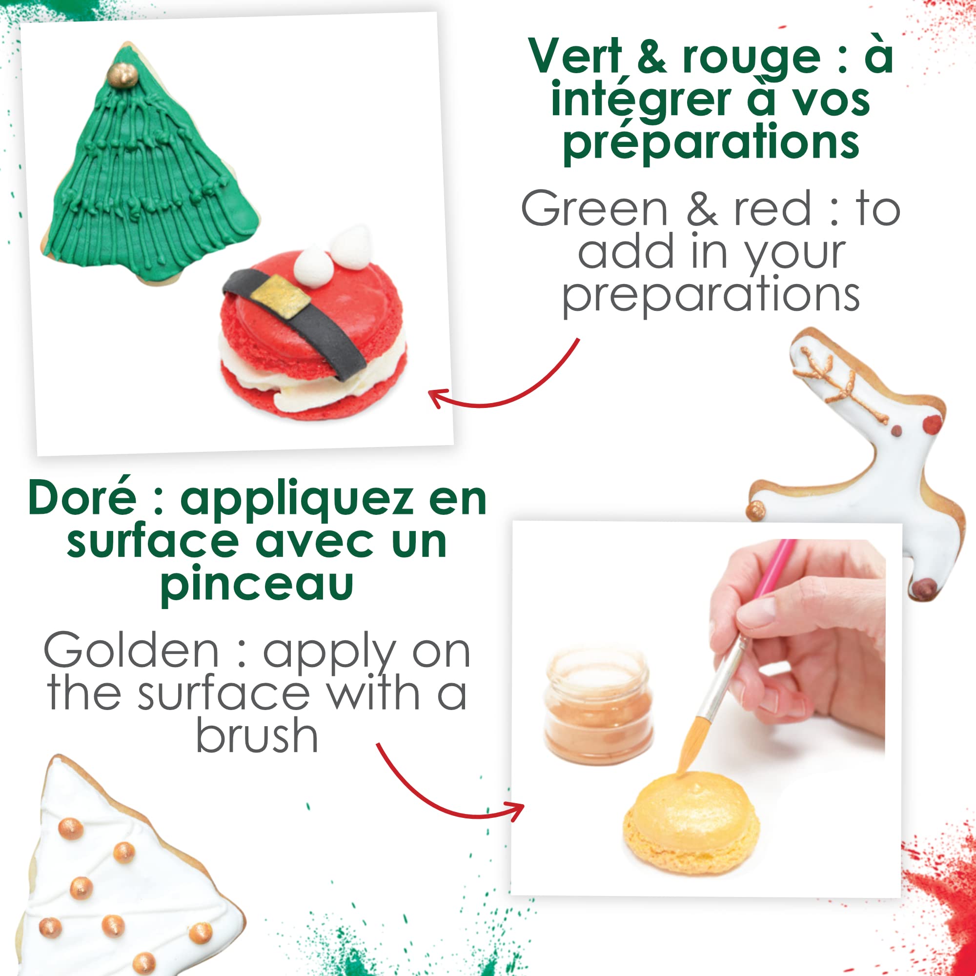 scrapcooking-4018-colorants-poudre-no-l-rouge-vert-dor-x3 image 7