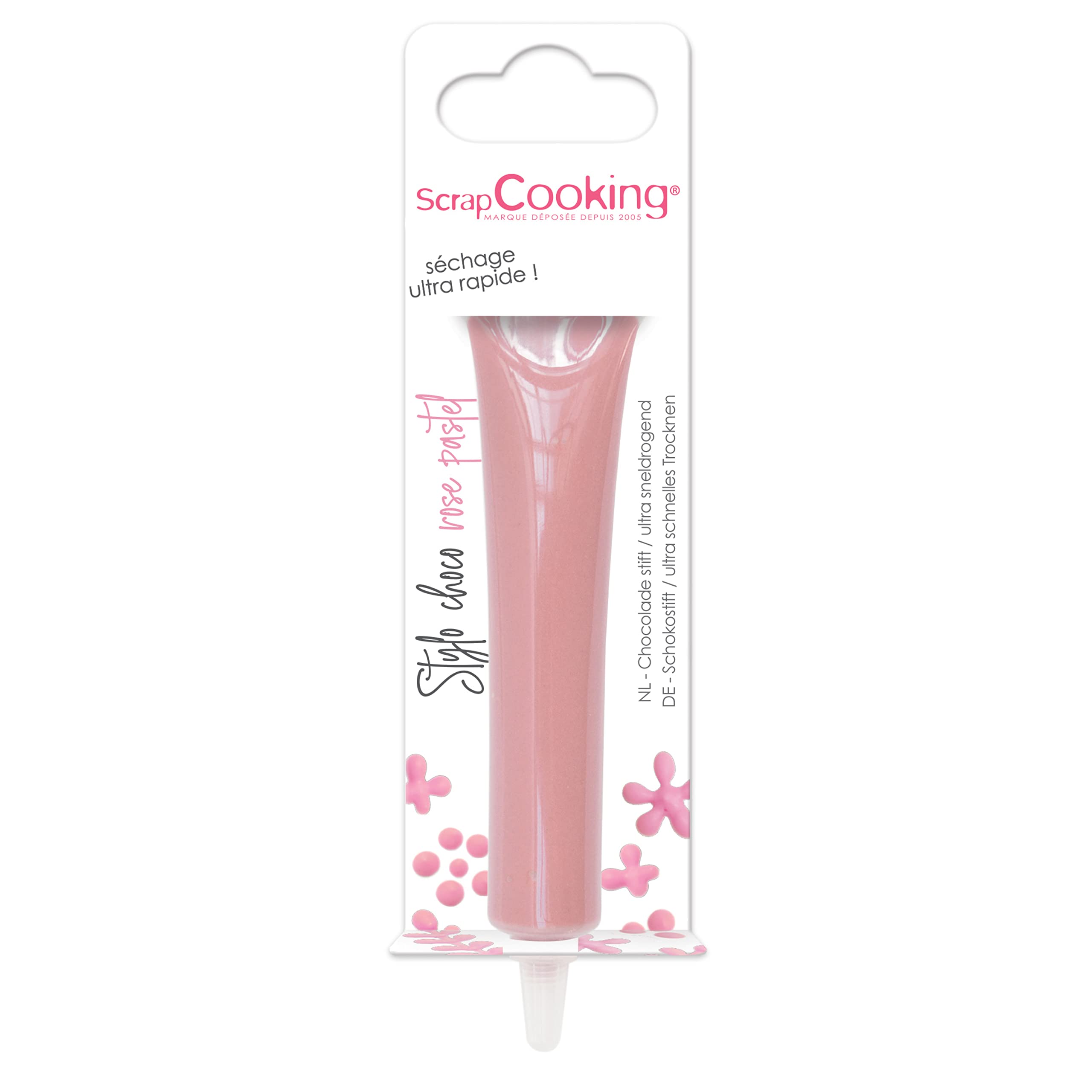 scrapcooking-d-corations-stylo-choco-rose-pastel-25-g-6806 image 1